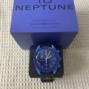 Omega x Swatch MoonSwatch – Neptune Edition